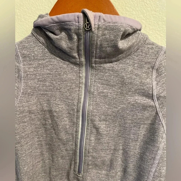 Lululemon run full tilt pullover in lavender size 8 - Picture 6 of 11